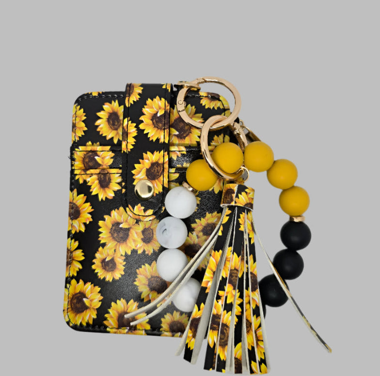 Sunflower Wristlet