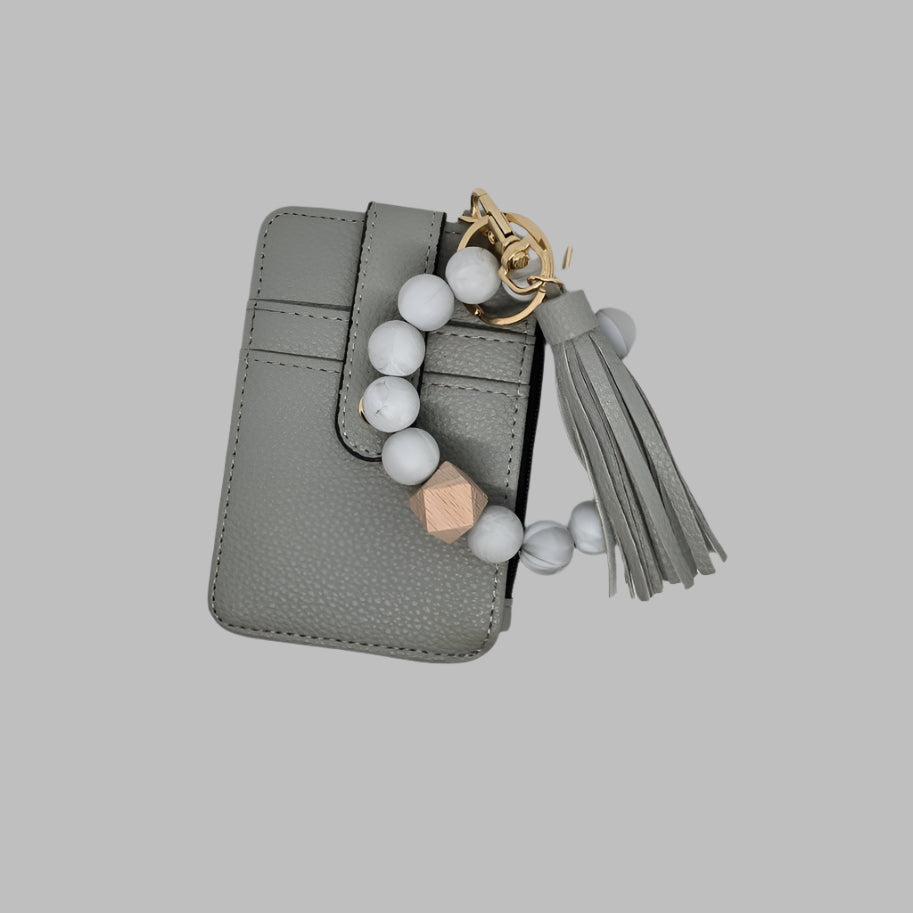 Gray Wristlet
