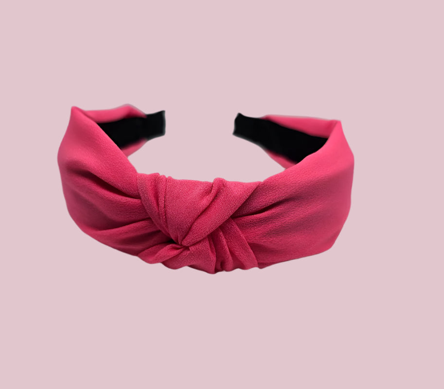 Pink Knotted Headband