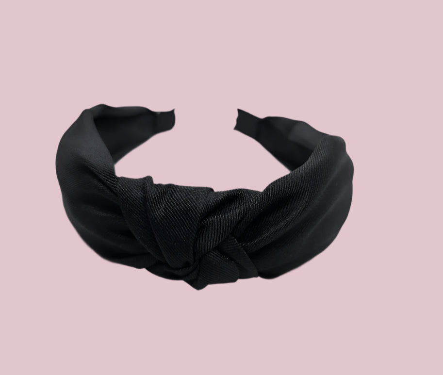 Black Knotted Headband