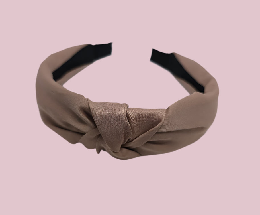 Brown Knotted Headband