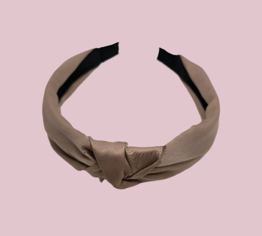 Brown Knotted Headband