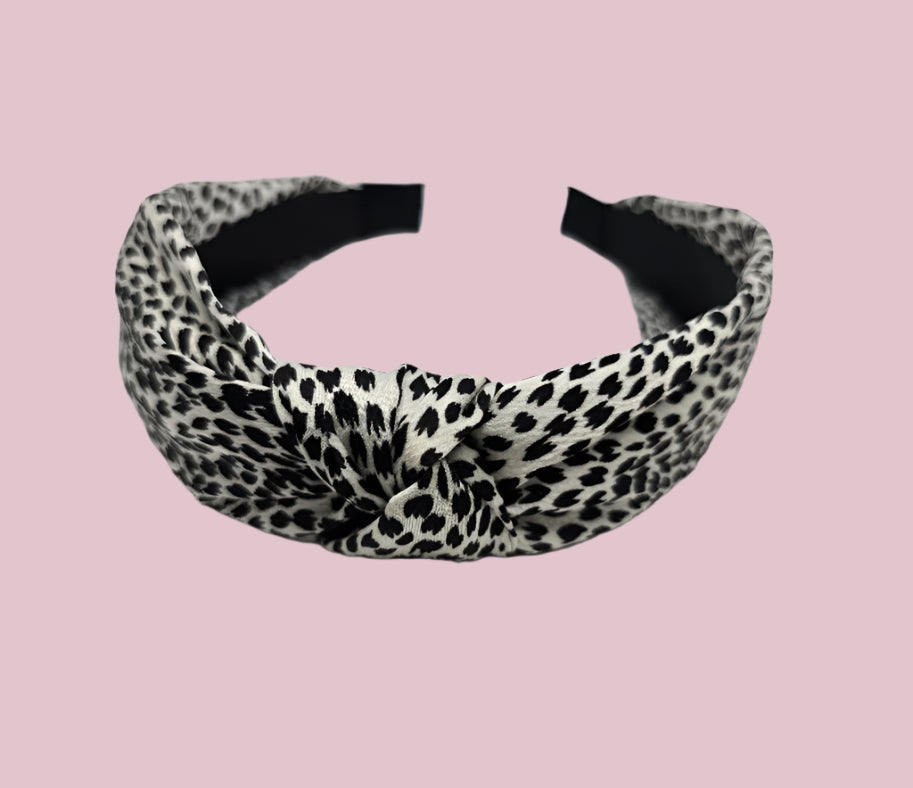 Leopard Knotted Headband