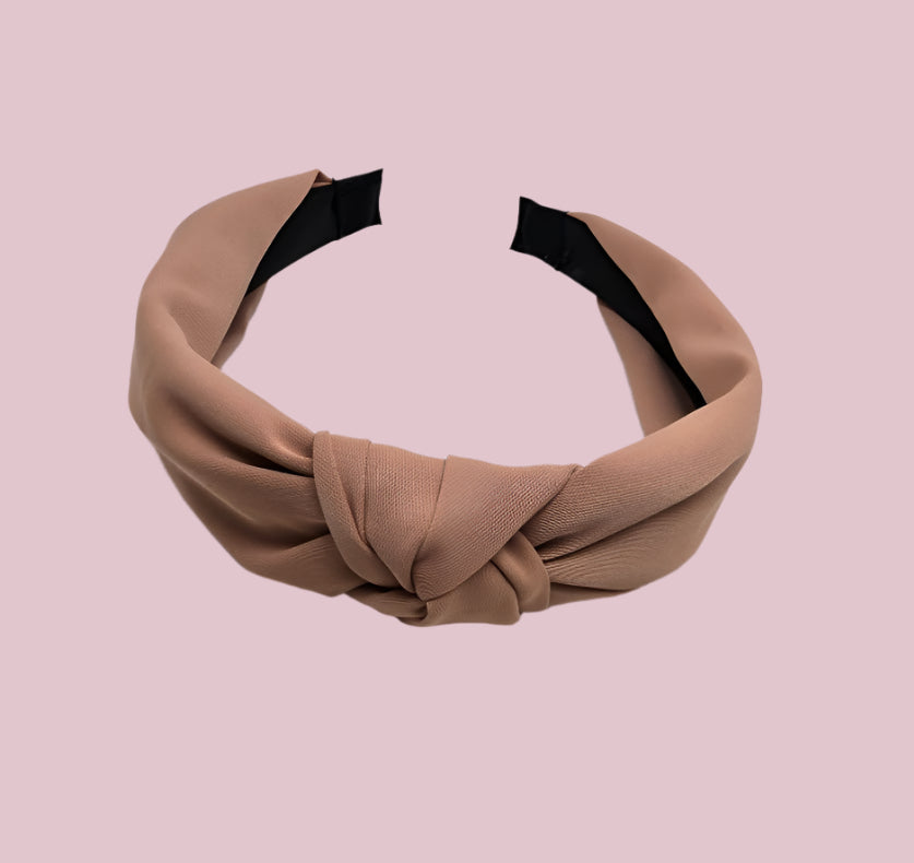 Mauve Knotted Headband