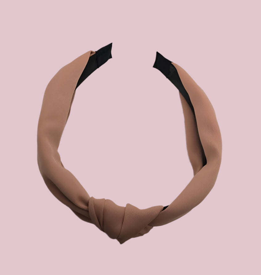 Mauve Knotted Headband