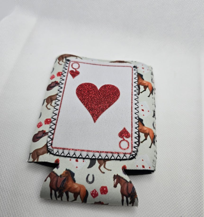 Queen Of Hearts Koozie