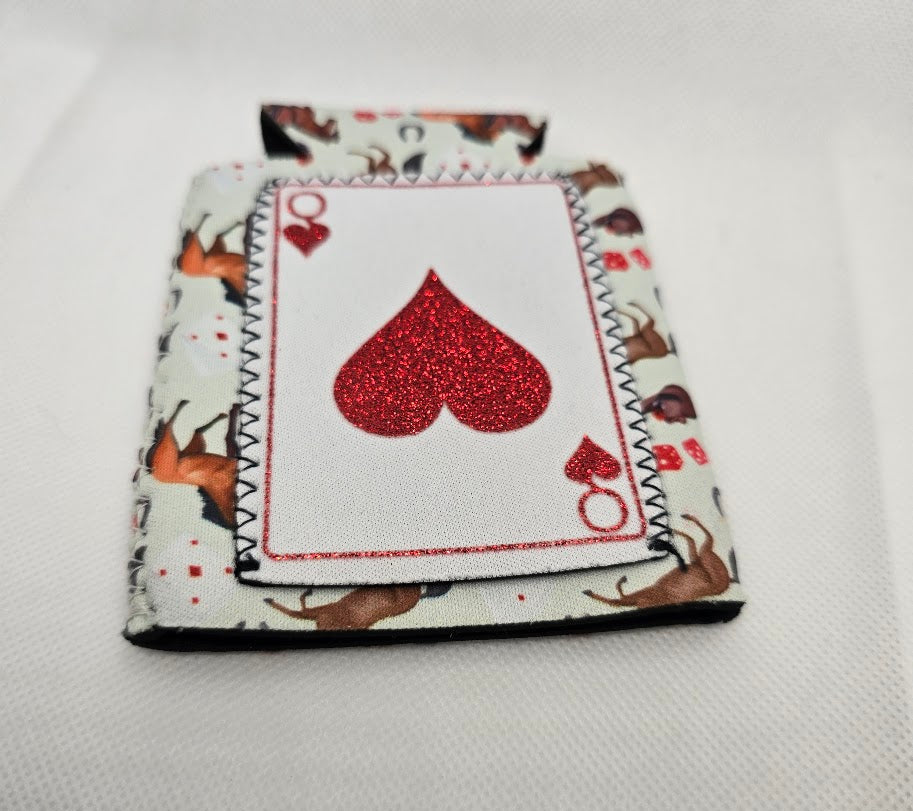 Queen Of Hearts Koozie