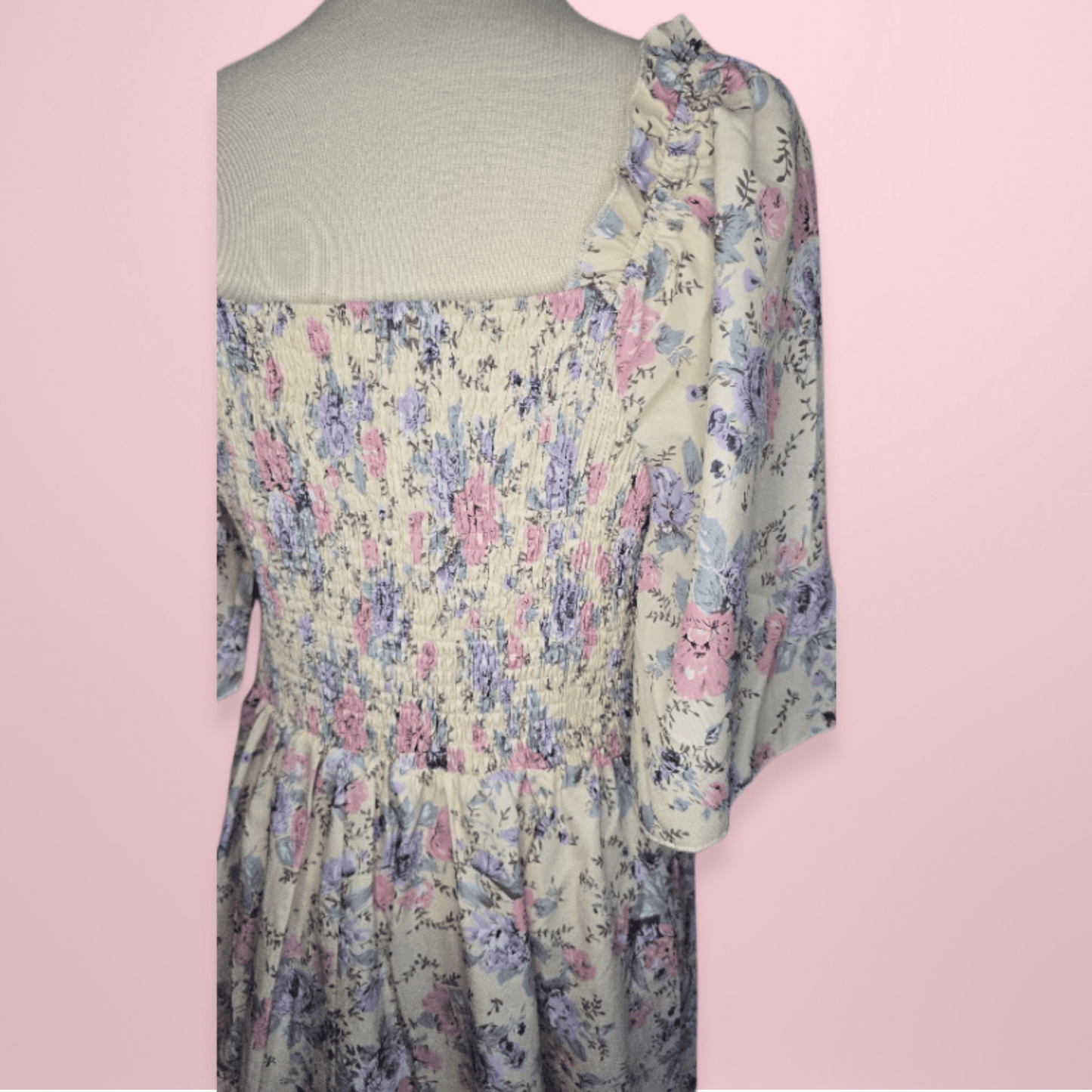 Bella Floral Short Sleeved Dress
