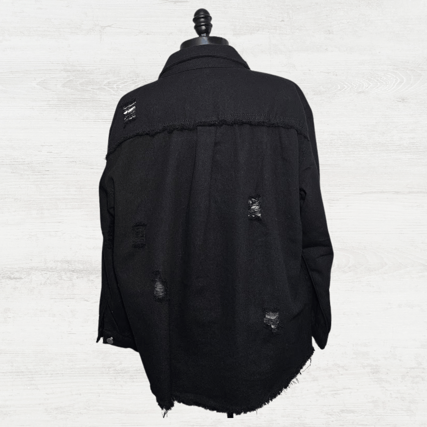 Denim Black Jacket