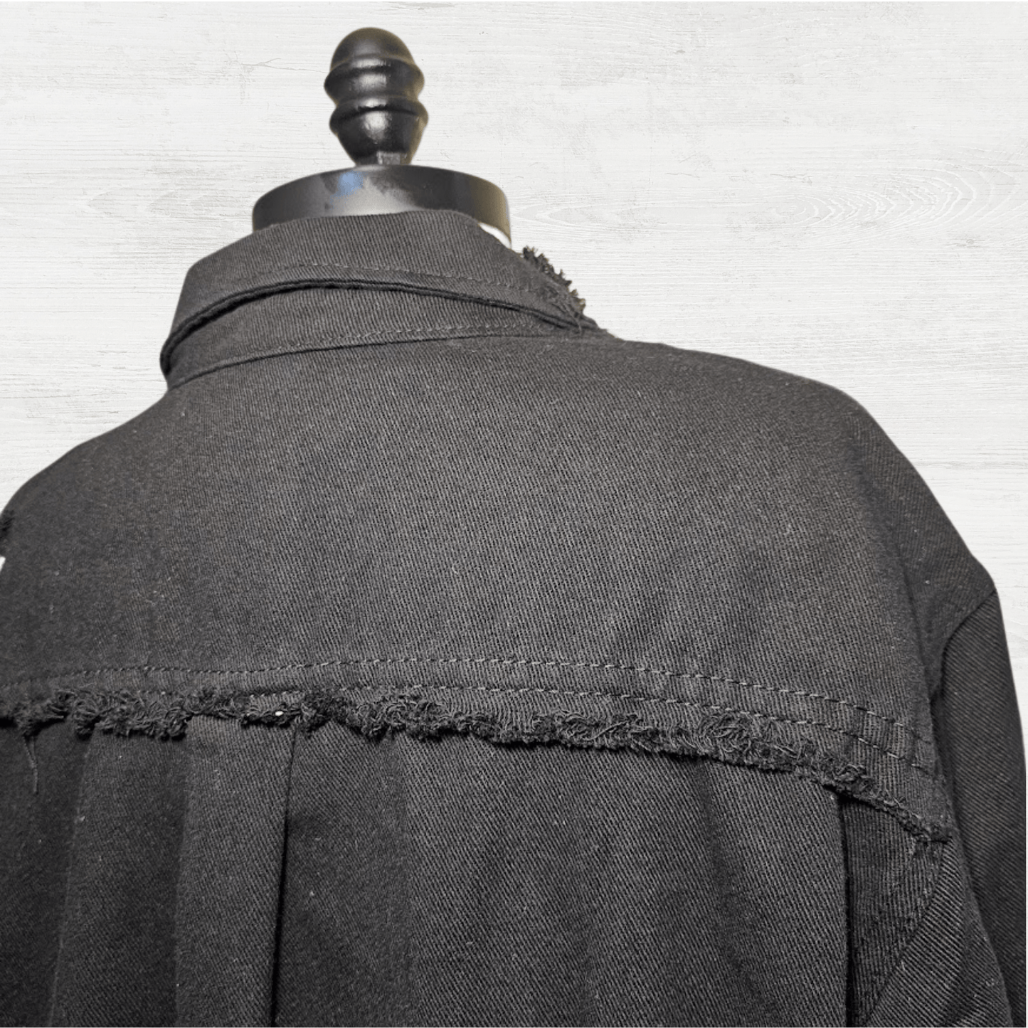 Denim Black Jacket