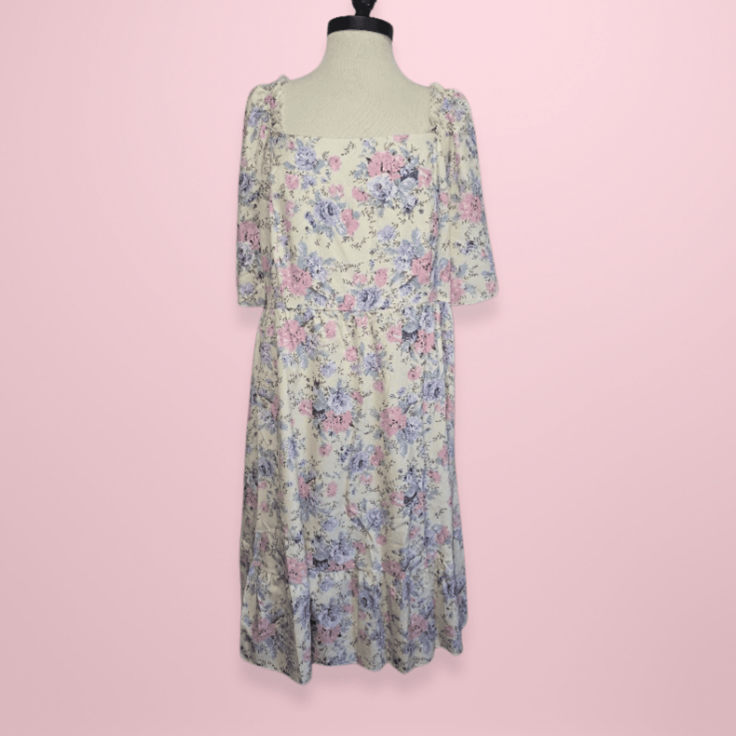 Bella Floral Short Sleeved Dress