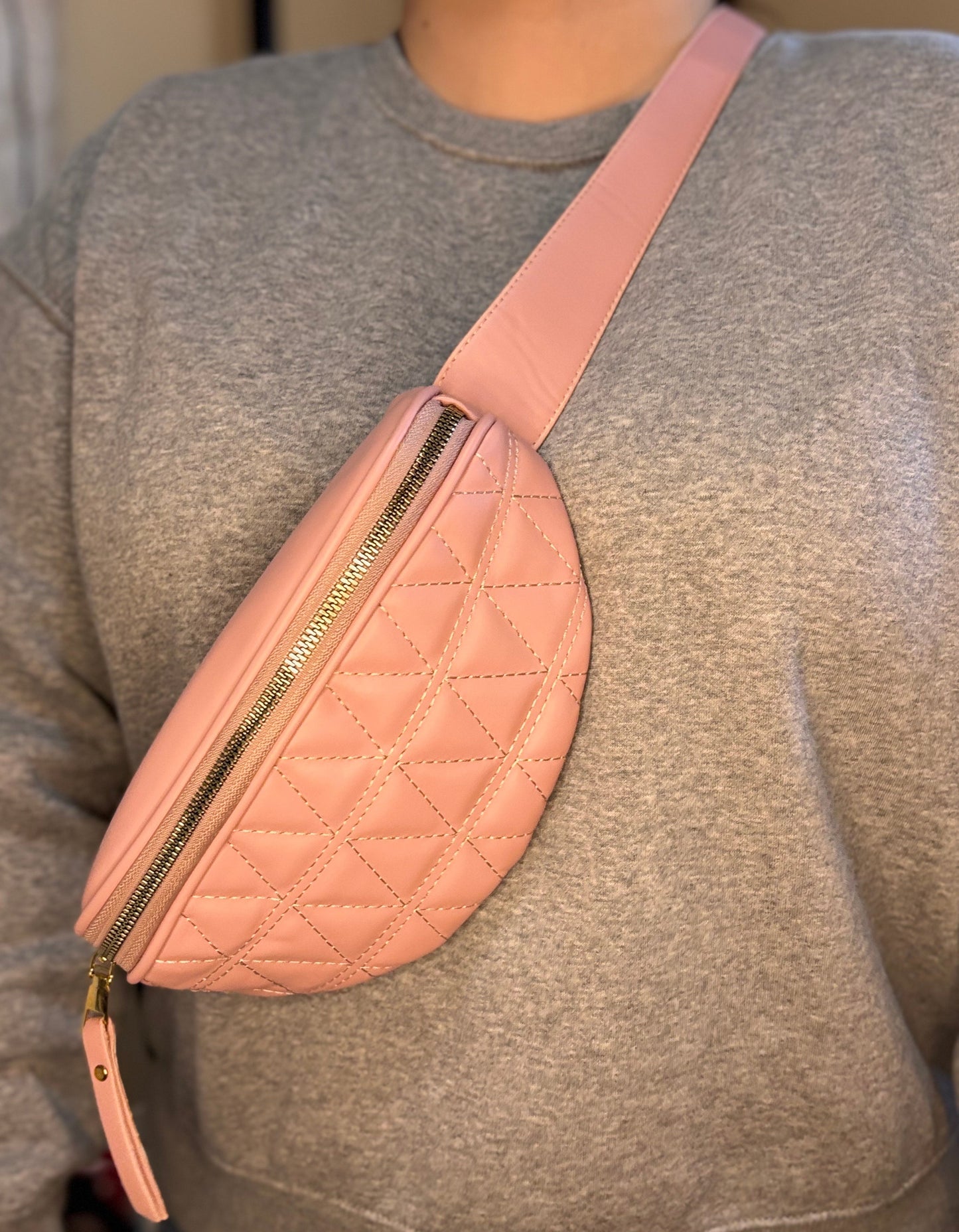 Pink Fanny Pack/ Cross Body