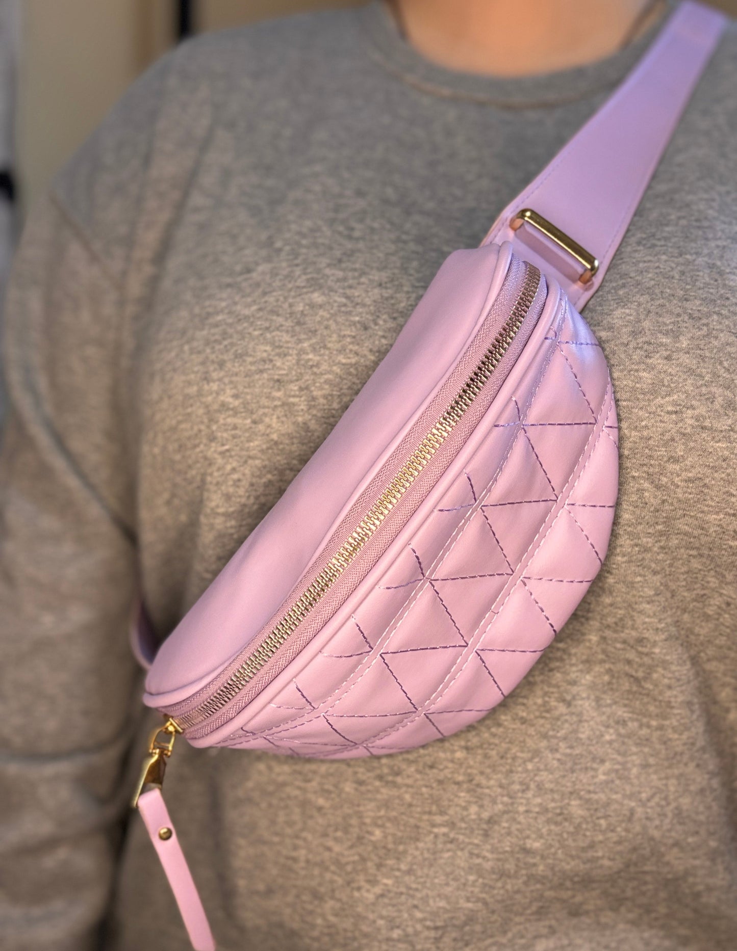 Purple Fanny Pack/ Crossbody